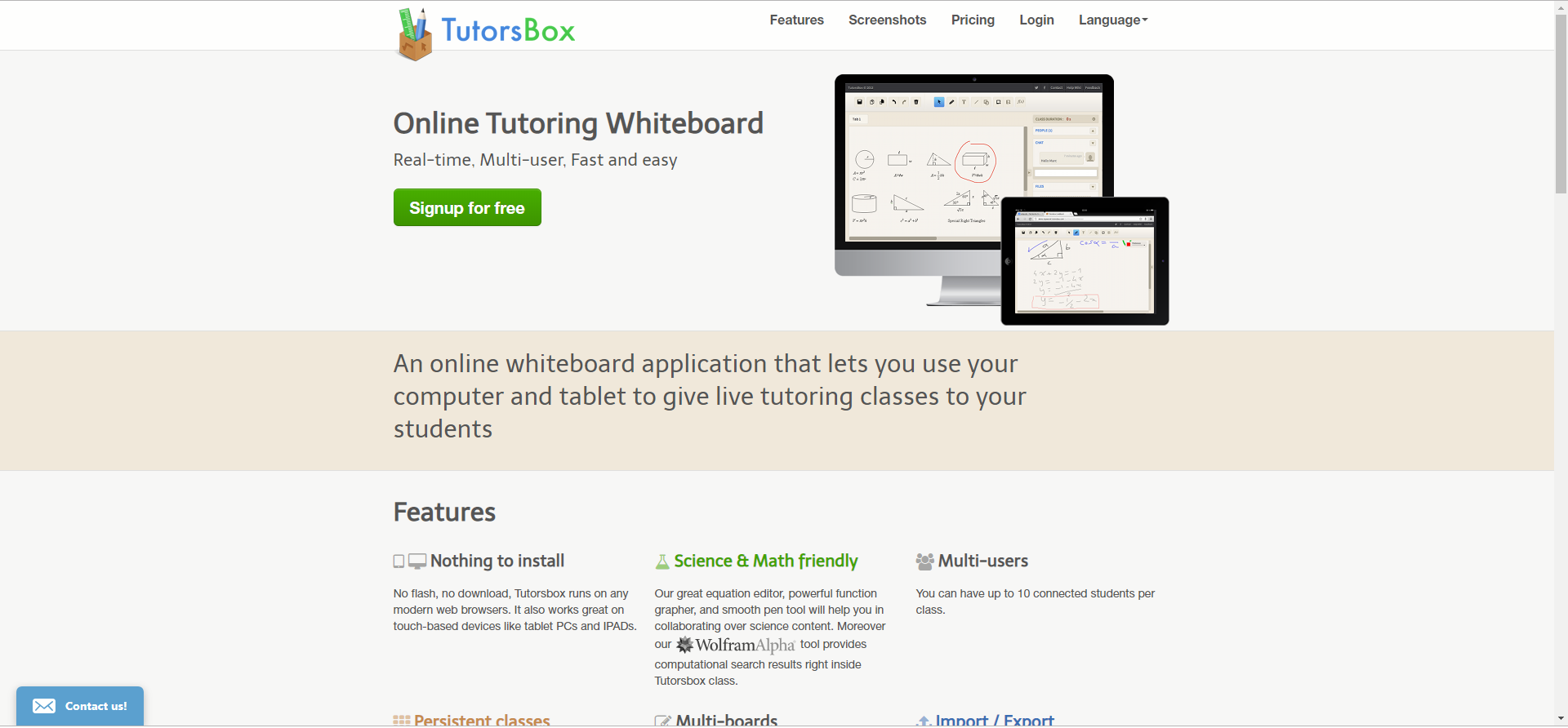 virtual whiteboard for online teaching